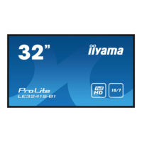 Iiyama iiyama LE3241S-B1 tartalomszolgáltató (signage) kijelző Laposképernyős digitális reklámtábla 80 cm (31.5") 350 cd/m² Full HD Fekete 18/7 (LE3241S-B1)