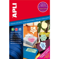 Apli Apli 70x37mm színes Etikett 480 etikett/csomag Pasztell rózsaszín (11843)
