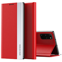 Wooze Xiaomi 13 Lite / Civi 2, Oldalra nyíló tok, stand, Wooze Silver Line, piros (135319)