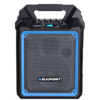 BLAUPUNKT Blaupunkt MB06 Bluetooth hangszóró FM rádióval és MP3 lejátszóval karaoke funkcióval fekete-kék (MB06)