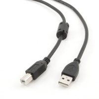 Gembird Gembird USB-A apa - USB-B apa 2.0 kábel - Fekete (4.5m) (CCF-USB2-AMBM-15)