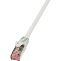 LogiLink RJ45 Hálózati csatlakozókábel, CAT 6 S/FTP [1x RJ45 dugó - 1x RJ45 dugó] 0,25 m, szürke LogiLink (CQ2012S)