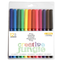 Sakota Sakota Creative Jungle Filctoll készlet - Vegyes színek (12 db / csomag) (AKA0581A)