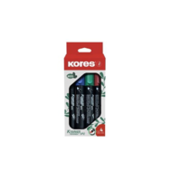 Kores Kores Eco K-Marker 1-3mm Alkoholos marker készlet - Vegyes színek (4 db / csomag) (20784)
