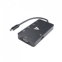V7 V7 USB-C -> 2xUSB-A+RJ45+HDMI+VGA+USB-C adapter (V7UC-U3CRJ45HDVG-BLK) (V7UC-U3CRJ45HDVG-BLK)