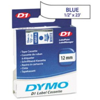 DYMO DYMO "D1" Feliratozógép szalag 12 mm x 7 m kék-fehér (45014) (45014)