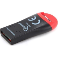 Gembird Gembird FD2-MSD-3 kulcstartó USB2.0 microSDHC kártyaolvasó fekete-piros (FD2-MSD-3)
