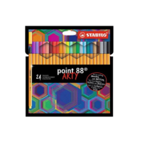 Stabilo STABILO point 88 ARTY tűfilc Többszínű 24 dB (8824/1-20)