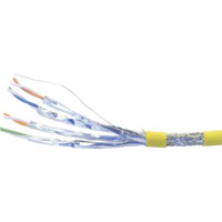 VOKA Kabelwerk Hálózati kábel CAT 7 S/FTP 8 x 0.32 mm2 Sárga VOKA Kabelwerk 170202-21 méteráru (170202-21)