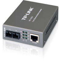 TP-LINK TP-LINK Optikai Media Konverter 100(réz)-100FX(SC) Single mód, MC110CS (MC110CS)