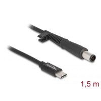 DeLock Delock Laptop töltőkábel USB Type-C apa - HP 7,4 x 5,0mm apa (87972) (DE87972)