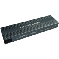 LC-Power M.2 LC-M2-C-MULTI-3 LC-Power USB3.2 M.2-SSD-Gehäuse (NVMe & SATA) (LC-M2-C-MULTI-3)