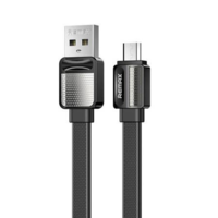 Remax Remax Platinum Pro USB-A - MicroUSB kábel 2.4A 1m fekete (RC-154m black) (RC-154m black)