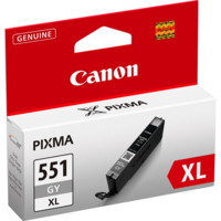 Canon Canon CLI-551XL GY w/sec tintapatron 1 dB Eredeti Nagy (XL) kapacitású Szürke (6447B004)