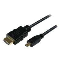 StarTech StarTech.com 3m High Speed HDMI® Cable with Ethernet - HDMI to HDMI Micro - M/M - 3 Meter HDMI (A) to HDMI Micro (D) Cable (HDADMM3M) - HDMI with Ethernet cable - 3 m (HDADMM3M)