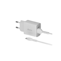 DEVIA Devia Töltő szett 2 USB adapter Type-C kábellel 2.4A fehér (126422)