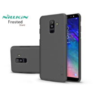 Nillkin Samsung A605 Galaxy A6 Plus (2018) hátlap képernyővédő fóliával - Nillkin Frosted Shield - fekete (NL157835)