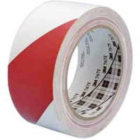 3M PVC jelölő ragasztószalag (H x Sz) 33 m x 50 mm, piros, fehér PVC 767i 3M, tartalom: 1 tekercs (70-0062-9988-0)