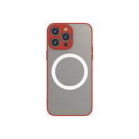 Cellect Cellect Apple iPhone 15 Plus Qi Műanyag Tok - Piros/Fekete (5999112877011)
