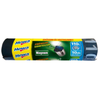 Hewa Hewa Magnum Zárószalagos szemeteszsák 110 l (10 db / tekercs) - Fekete (201307734)