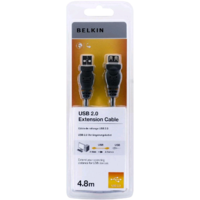 Belkin Belkin USB 2.0 Type A Male --> Type A Female hosszabbító kábel 4.8m (F3U153CP4.8M) (F3U153CP4.8M)
