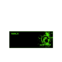 iMice iMice PD-83 egérpad fekete-zöld (6920919256517) (PD-83_GR)