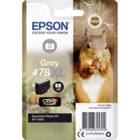 Epson Epson Squirrel 478XL tintapatron 1 dB Eredeti Nagy (XL) kapacitású Szürke (C13T04F64010)