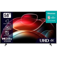 Hisense Hisense 58A6K televízió 147,3 cm (58") 4K Ultra HD Smart TV Wi-Fi Fekete (58A6K)