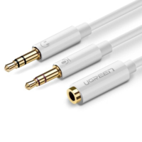 UGREEN Ugreen 20897 audio kábel 0,2 M 2 x 3.5mm 3.5mm Fehér (UG20897)