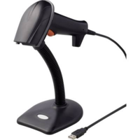 Renkforce Renkforce 2D vonalkód szkenner Vezetékes 1D, 2D Lézer Fekete Kézi szkenner USB (RF-3376032)