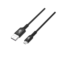 TB TB Micro USB-B apa - USB-A apa 2.0 Adat és töltő kábel - Fekete (2m) (AKTBXKU2MISI20B)