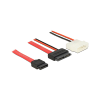 Delock DELOCK SATA-Kabel Slim 13pin -> SATA 7pin +2pin Molex 0.50m (84790)