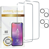 Egyéb Diamodillo Apple iPhone 14 Pro Max Edzett üveg kijelzővédő + kamera védő (2 db) (14PRMXCLR)