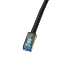 LogiLink Logilink Patch kábel, kültéri, Cat.6A, S/FTP, fekete, 2 m (CQ7053S) (CQ7053S)