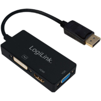 Logilink LogiLink 4K DisplayPort 1.2 zu DVI/HDMI/VGA Adapter (CV0109)