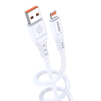 KAKU KAKUSIGA KSC-803 USB-A apa - Lightning apa 2.0 Adat és töltőkábel - Fehér (1m) (KSC803WH)