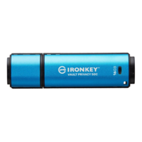 Kingston Pen Drive 16GB Kingston IronKey Vault Privacy 50 USB 3.2 Gen 1 Type-C kék (IKVP50C/16GB) (IKVP50C/16GB)