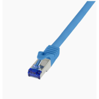 LogiLink Logilink Patch kábel Ultraflex Cat.6A S/FTP 0,5m kék (C6A026S) (C6A026S)