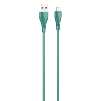 LDNIO LDNIO LS611 USB-A - Lightning kábel 25W, 1m zöld (5905316144583) (5905316144583)