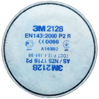 3M 3M 2128 részecskeszűrő aktív szénnel, P2R, 20 db (3m2128)