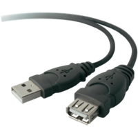 Belkin Belkin USB 2.0 Type A Male --> Type A Female hosszabbító kábel 1.8m (F3U153CP1.8M) (F3U153CP1.8M)