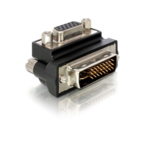 DeLock Delock DL65172 VGA female -> DVI 29 pin male 90°-ban elforgatott adapter (DL65172)