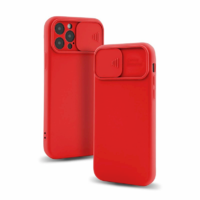 Fusion Fusion Camera Protect Apple iPhone 13 Pro Max Szilikon Tok - Piros (FSN-CP-I-IPH13PM-RE)