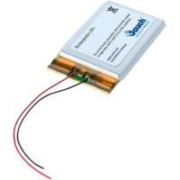 Jauch Quartz Jauch Quartz LP802036JU Speciális akku Prizmatikus Kábel LiPo 3.7 V 500 mAh (247610)