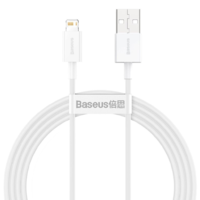 Baseus Baseus Superior USB töltőkábel, 2,4 A, 1,5 m, fehér (CALYS-B02) (CALYS-B02)