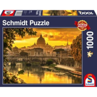 Schmidt Schmidt Arany fény Róma felett, 1000 db-os puzzle (58393) (SC18899-184)