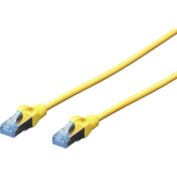 Digitus RJ45-ös patch kábel, hálózati LAN kábel CAT 5e SF/UTP (1x RJ45 dugó - 1x RJ45 dugó) 3 m Sárga Intellinet 972137 (DK-1531-030/Y)
