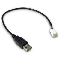 Inter Tech Inter-Tech Adapter USB AM auf 3Pin Buchse, 30 cm (88885450)