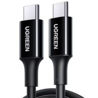 UGREEN UGREEN US300 USB-C– USB-C kábel, 100W, 5A, 1m, fekete (80371) (UG80371)
