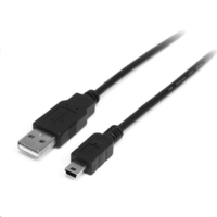 StarTech StarTech.com USB -> Mini USB kábel fekete (USB2HABM50CM) (USB2HABM50CM)